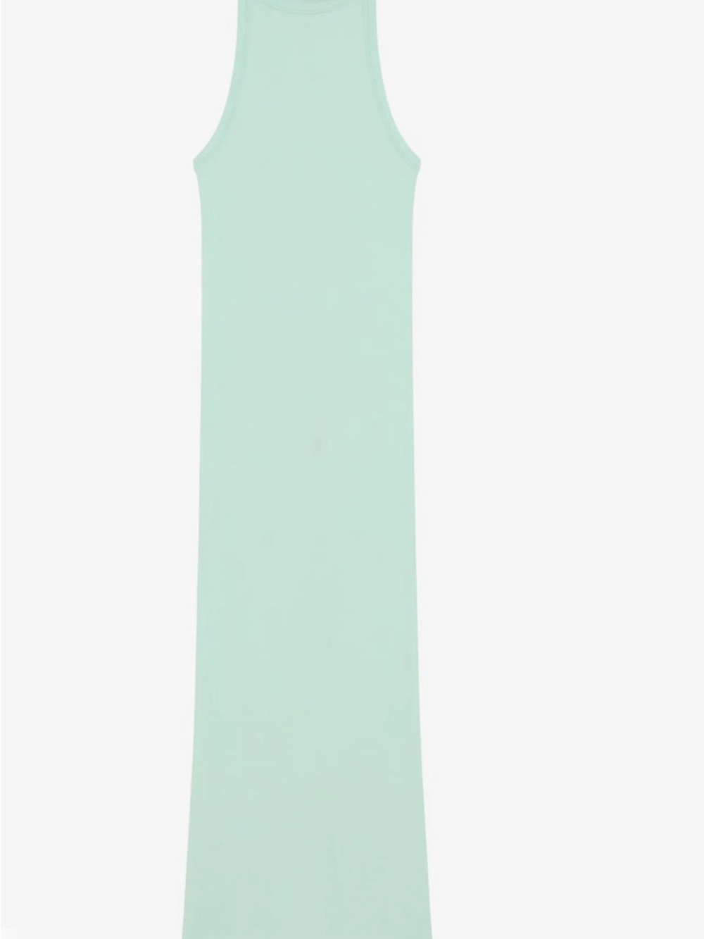 IRO PARIS POLOMA midi tank dress, Aqua sz M (fits lk small) NWT!!